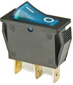 Переключатель IRS-101-1C3D синий 20А 12V