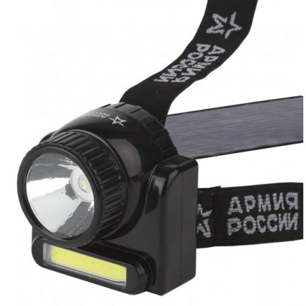 Фонарь GA-501 ЭРА налобный (3Вт COB+3Вт LED. аккум)