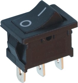 Переключатель MRS-102А-C3 черный 6A 220V