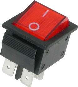 Переключатель IRS-201-1A3 красный 15А 220V