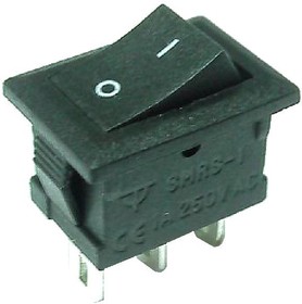 Переключатель SMRS-102-1C3-B черный (1A 250VAC)