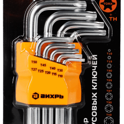 Набор ключей имбусовых Torx . 9 шт Вихрь