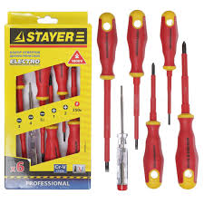 Набор диэлектрич. отверток Stayer 6 предметов 25145-H6
