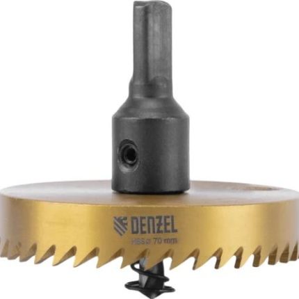 Коронка по металлу Denzel HSS 70 мм 724123